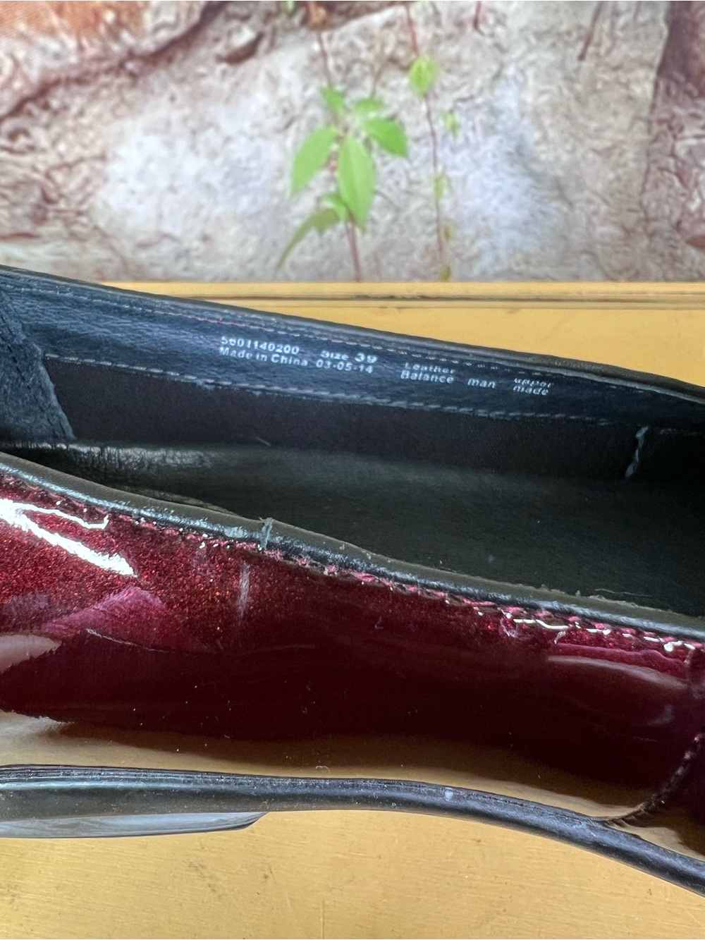 DANSKO Burgundy Olivia Patent Leather Loafers, 39 - Picture 9 of 14